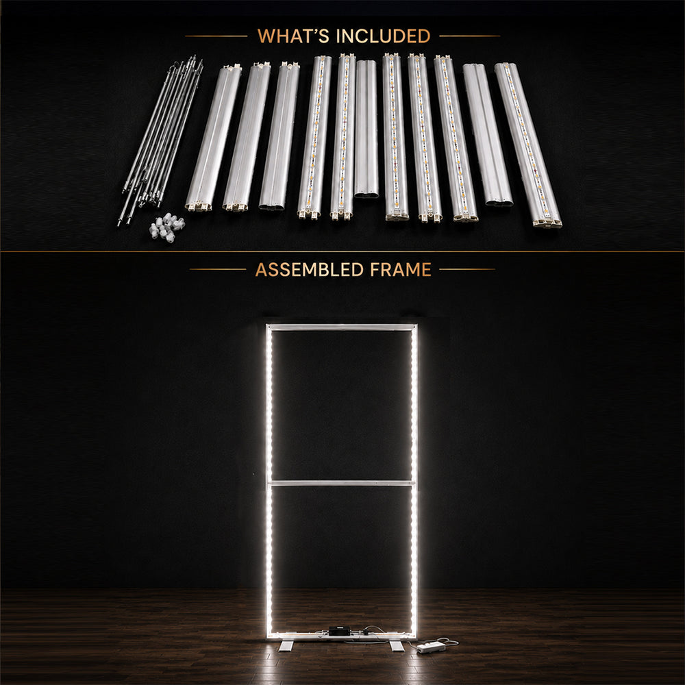 Rahmenloses SEG-Stoff-LED-Leuchtkastendisplay – 1m B x 2m H
