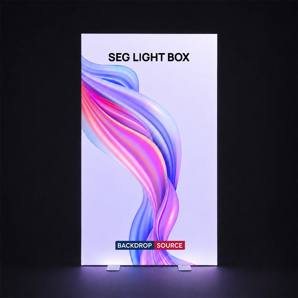 Rahmenloses SEG-Stoff-LED-Leuchtkastendisplay – 1.2m B x 2m H
