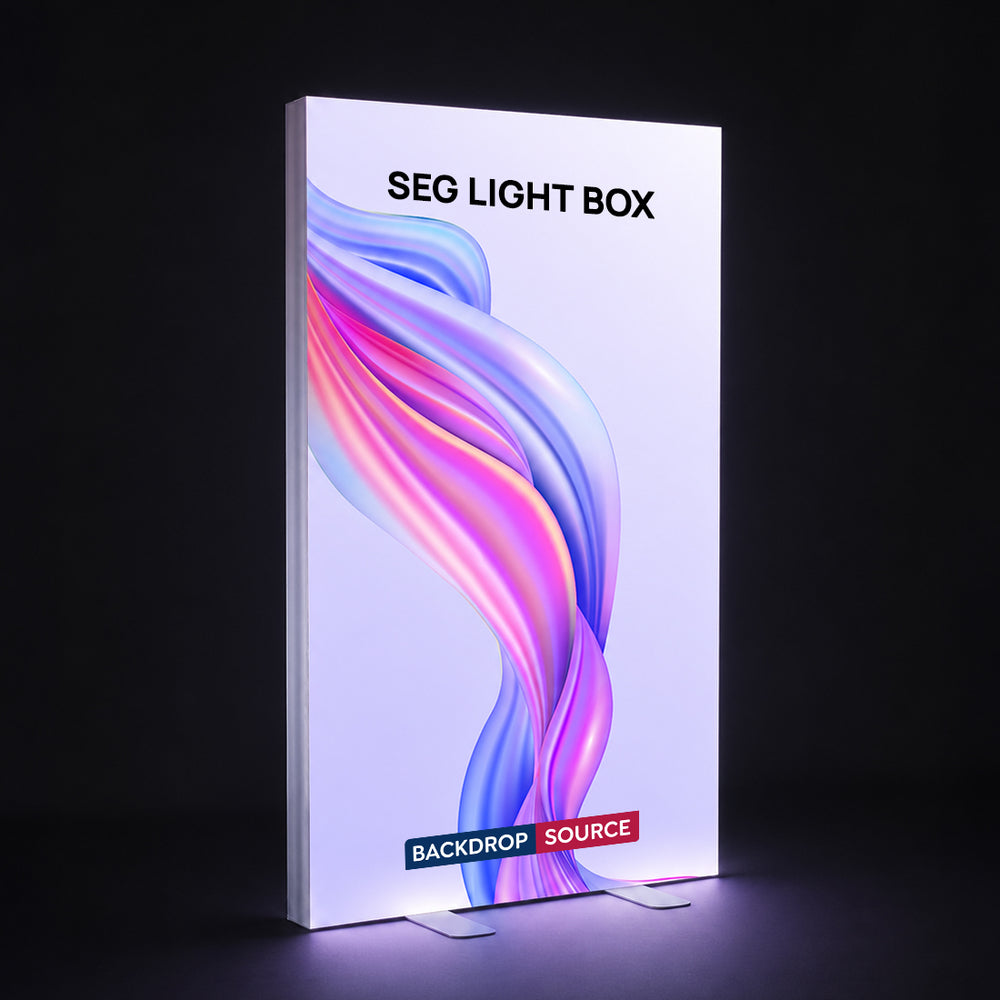 Rahmenloses SEG-Stoff-LED-Leuchtkastendisplay – 1.2m B x 2m H
