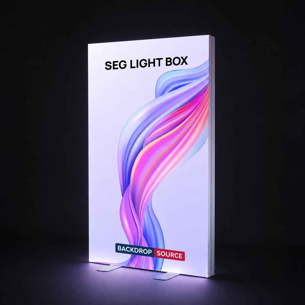 Rahmenloses SEG-Stoff-LED-Leuchtkastendisplay – 1.2m B x 2m H