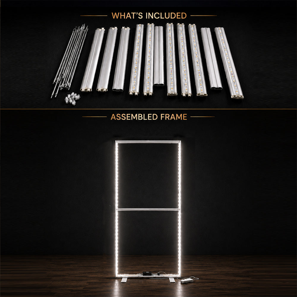 Rahmenloses SEG-Stoff-LED-Leuchtkastendisplay – 1.2m B x 2m H