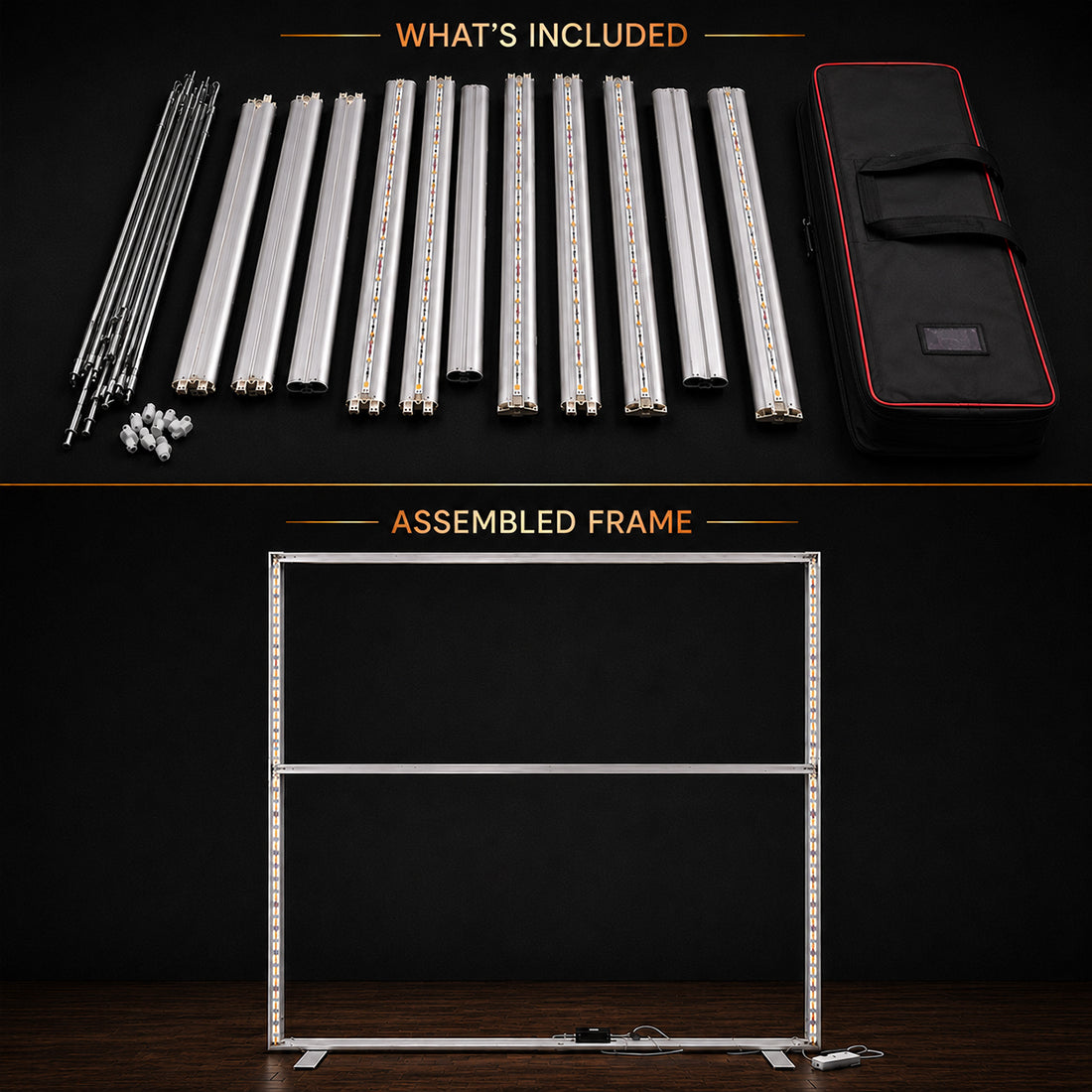 Rahmenloses SEG-Stoff-LED-Leuchtkastendisplay – 2.5m B x 2.5m H