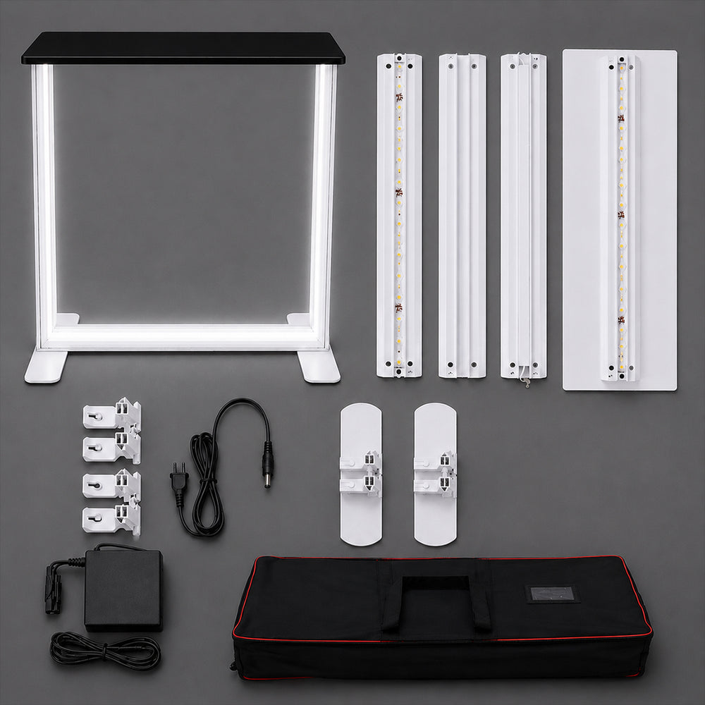 SEG Fabric Light Box Display Counter – 1m H Height