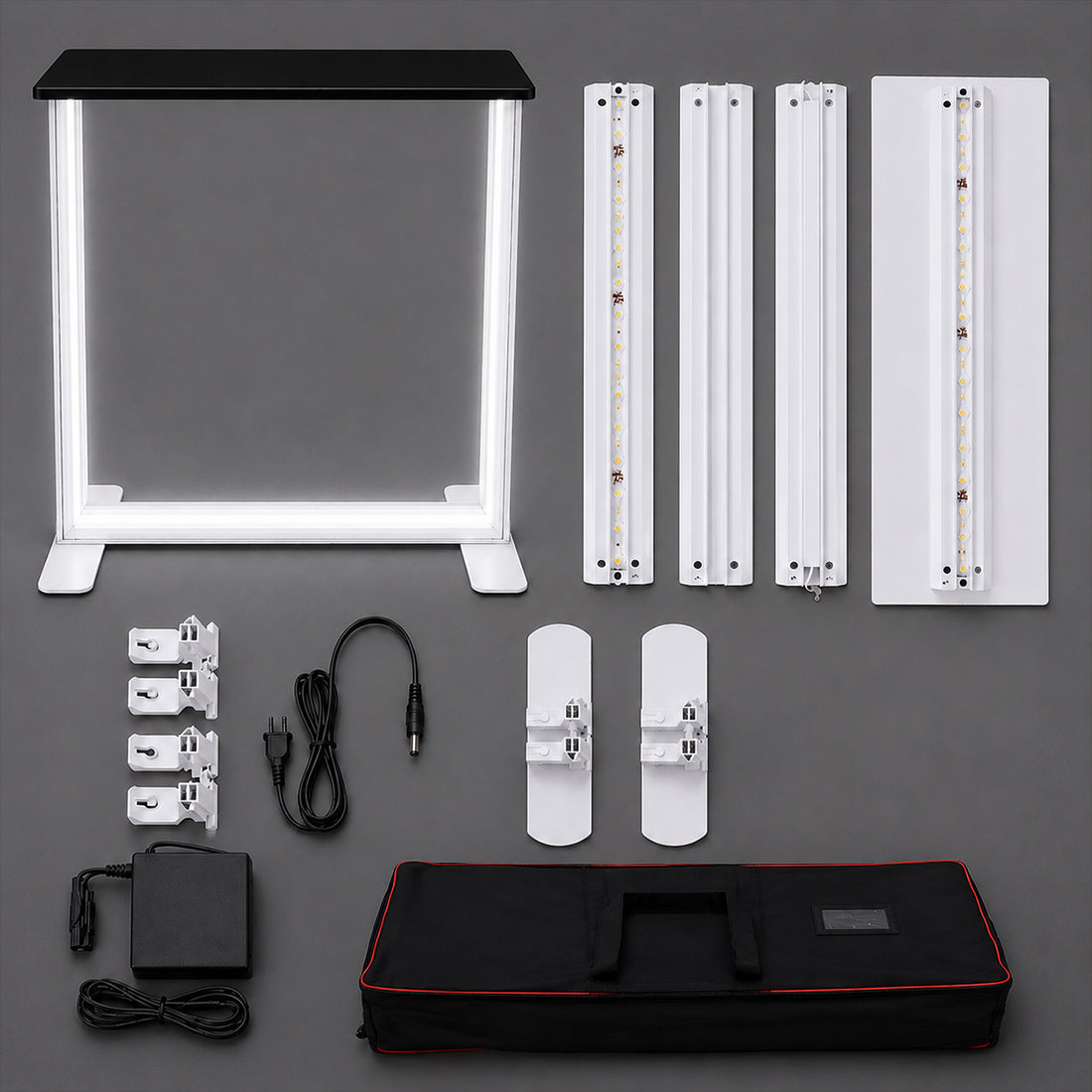 SEG Fabric Light Box Display Counter – 1m H Height