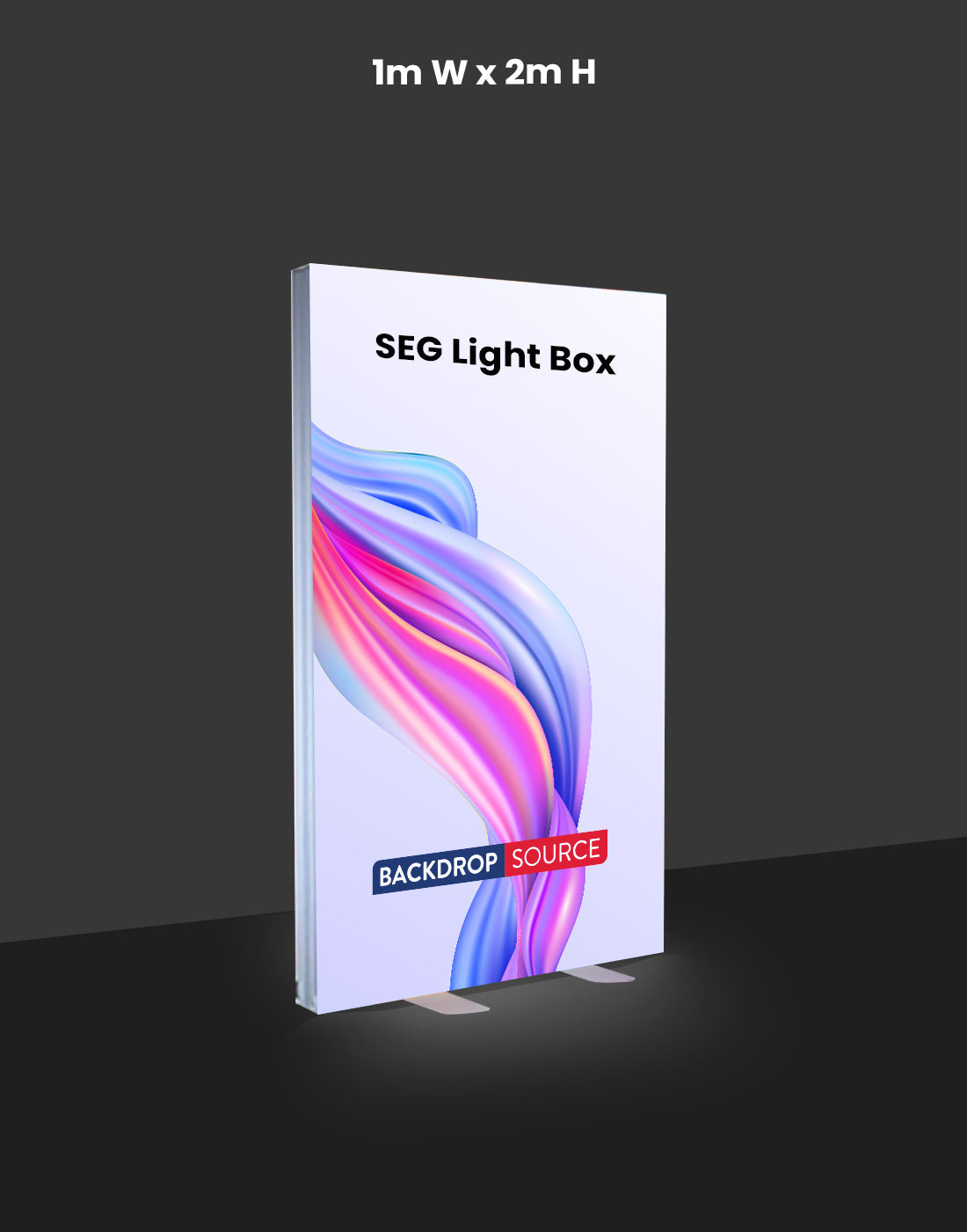 SEG Fabric LED Light Box - 1m W x 2m H