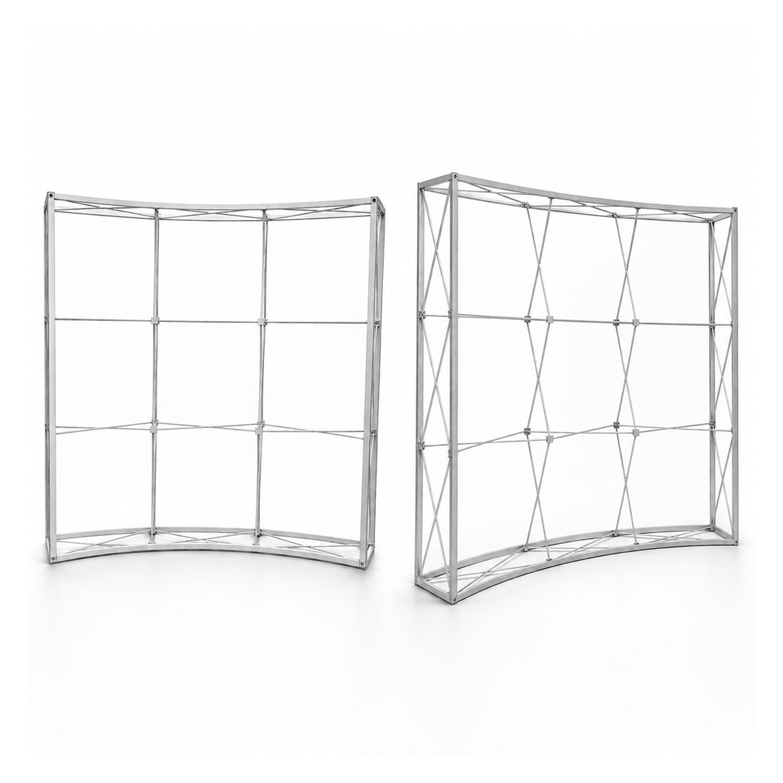 Gebogene SEG-Popup-Medienwand