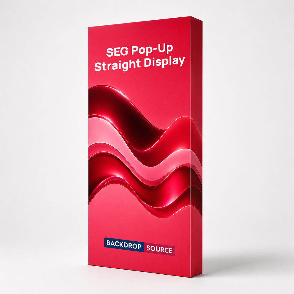 Gerade SEG-Popup-Medienwand