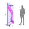 SEG-Stoff-Medienwand – 0.85m W x 2m H