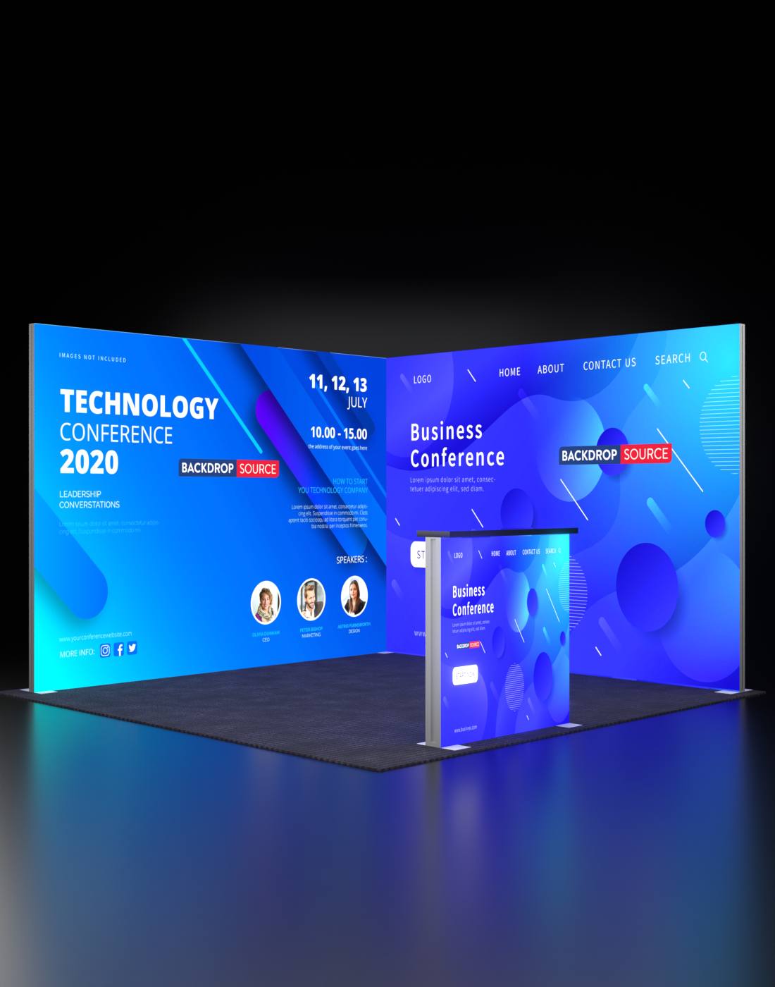 SEG Modular Lightbox Display Kit - Model 4