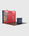 Gerades 3m x 3m Popup-Exhibit-Pro-3-in-1-Displayset mit Illume-Leuchten