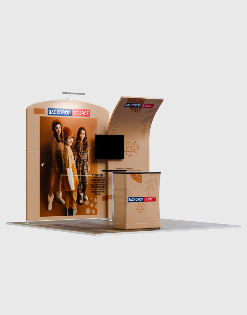Tragbares Ausstellungsdisplay 3m x 3m – Modell 8