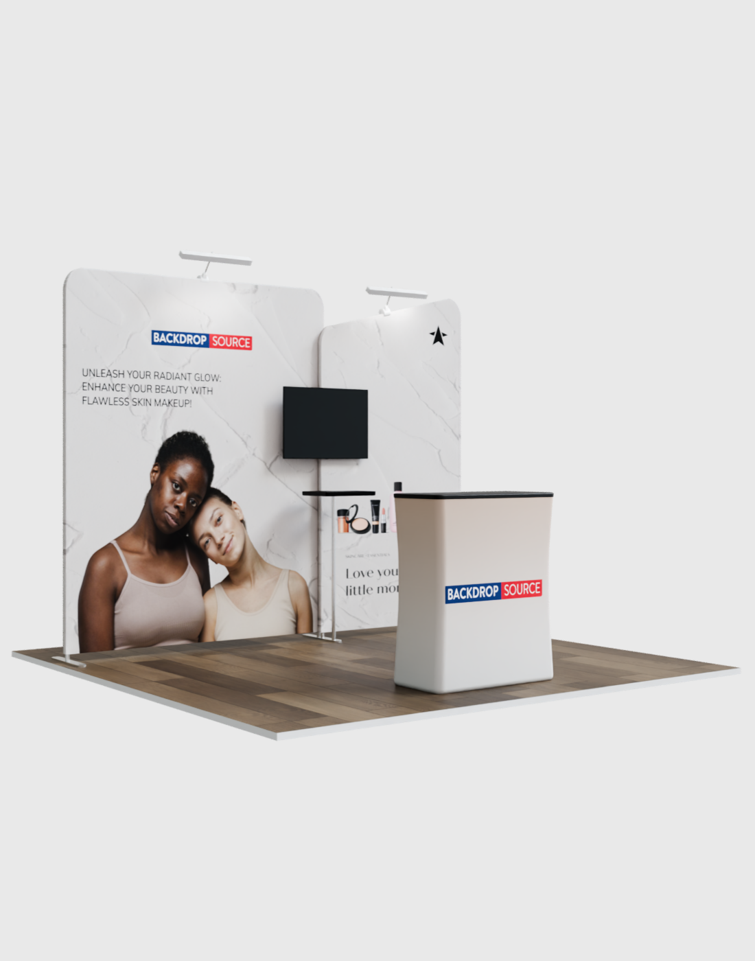 Tragbares Ausstellungsdisplay 3m x 3m – Modell 3