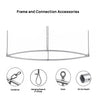 Sky Tube Ellipse Hanging Banner - Face Down