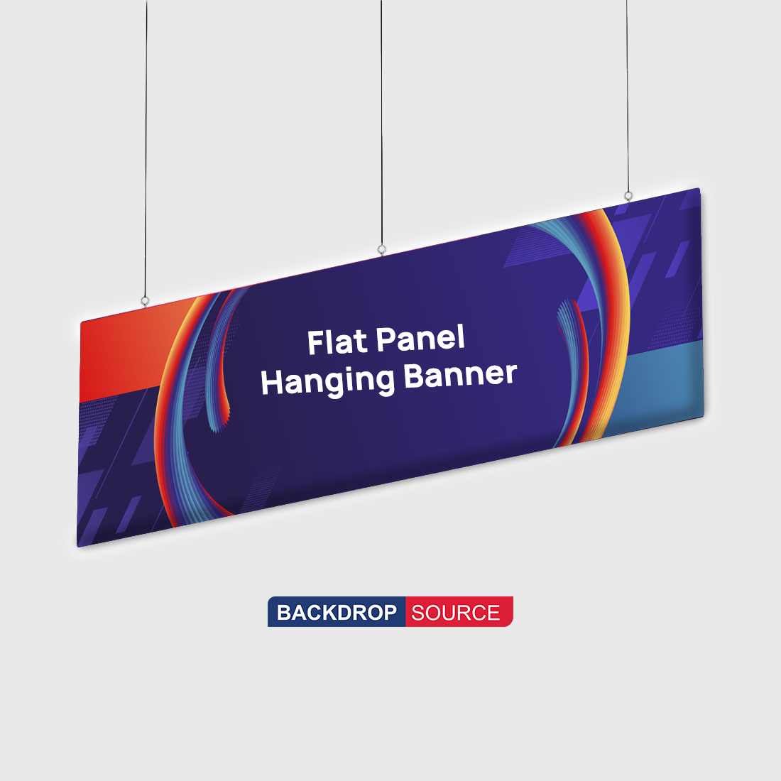 Sky-Tube-Flachbanner zum Aufhängen