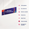 Sky-Tube-Flachbanner zum Aufhängen
