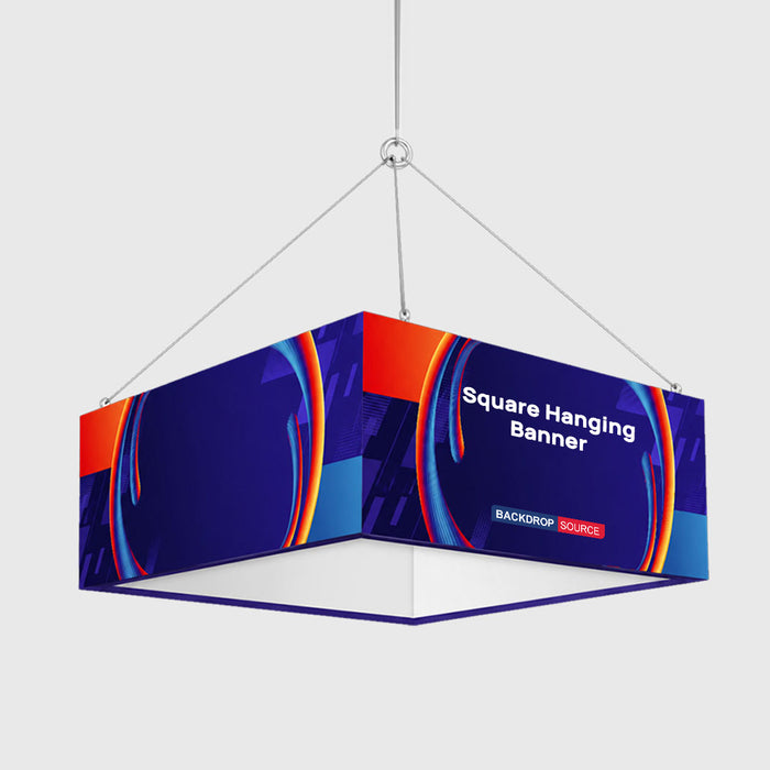 Hängendes quadratisches Sky-Tube-Banner