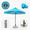 Square Patio Umbrella With Valances – 2m x 2m