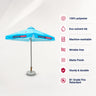 Quadratischer Sonnenschirm für die Terrasse mit Volants – 2m x 2m