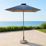 Quadratischer Sonnenschirm für die Terrasse – 2m x 2m