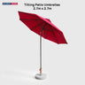 Tilting Patio Umbrellas – 2.7m x 2.7m
