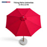 Tilting Patio Umbrellas – 2.7m x 2.7m