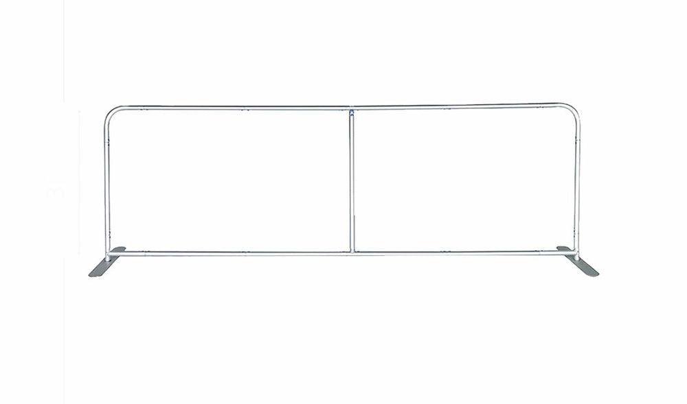 Ultimatives 3m x 3m Messestand-Set mit Rückwand, Seitenwänden, Theke und Beleuchtung