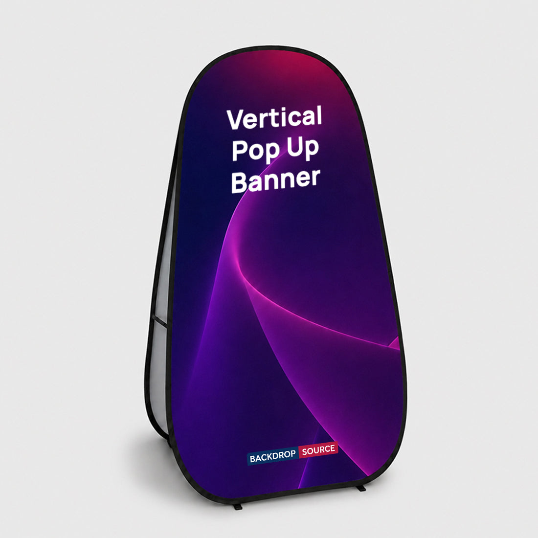 Vertikale Pop-up-Stoffbanner (beidseitig bedruckt)