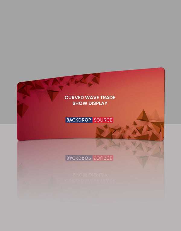 Gebogenes Wave-Messedisplay