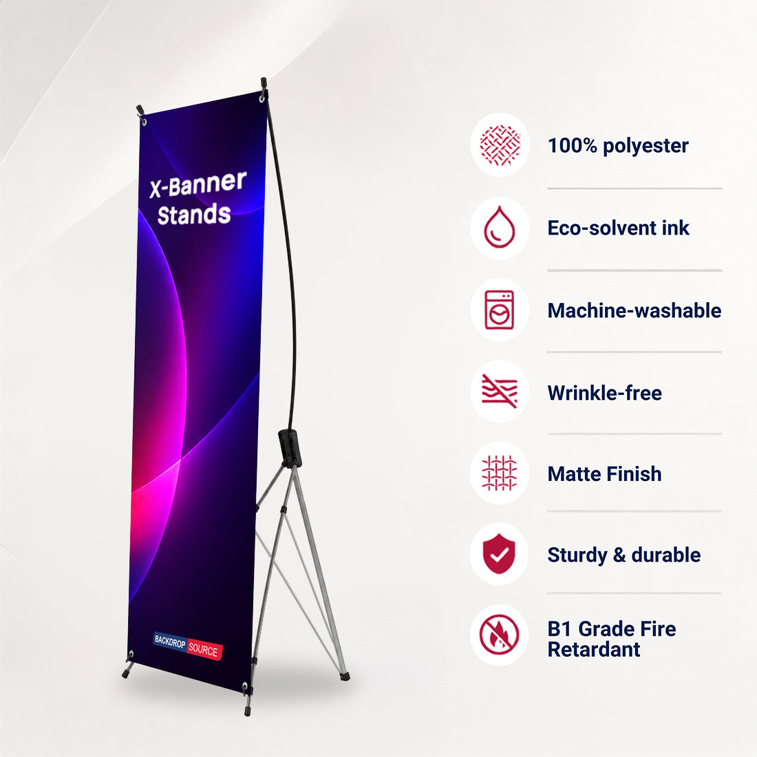 Stoff-X-Banner-Ständer