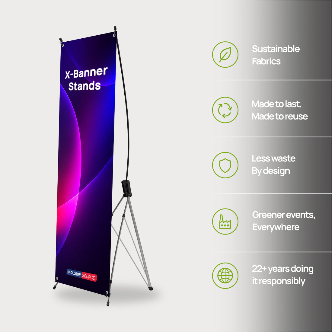 Stoff-X-Banner-Ständer
