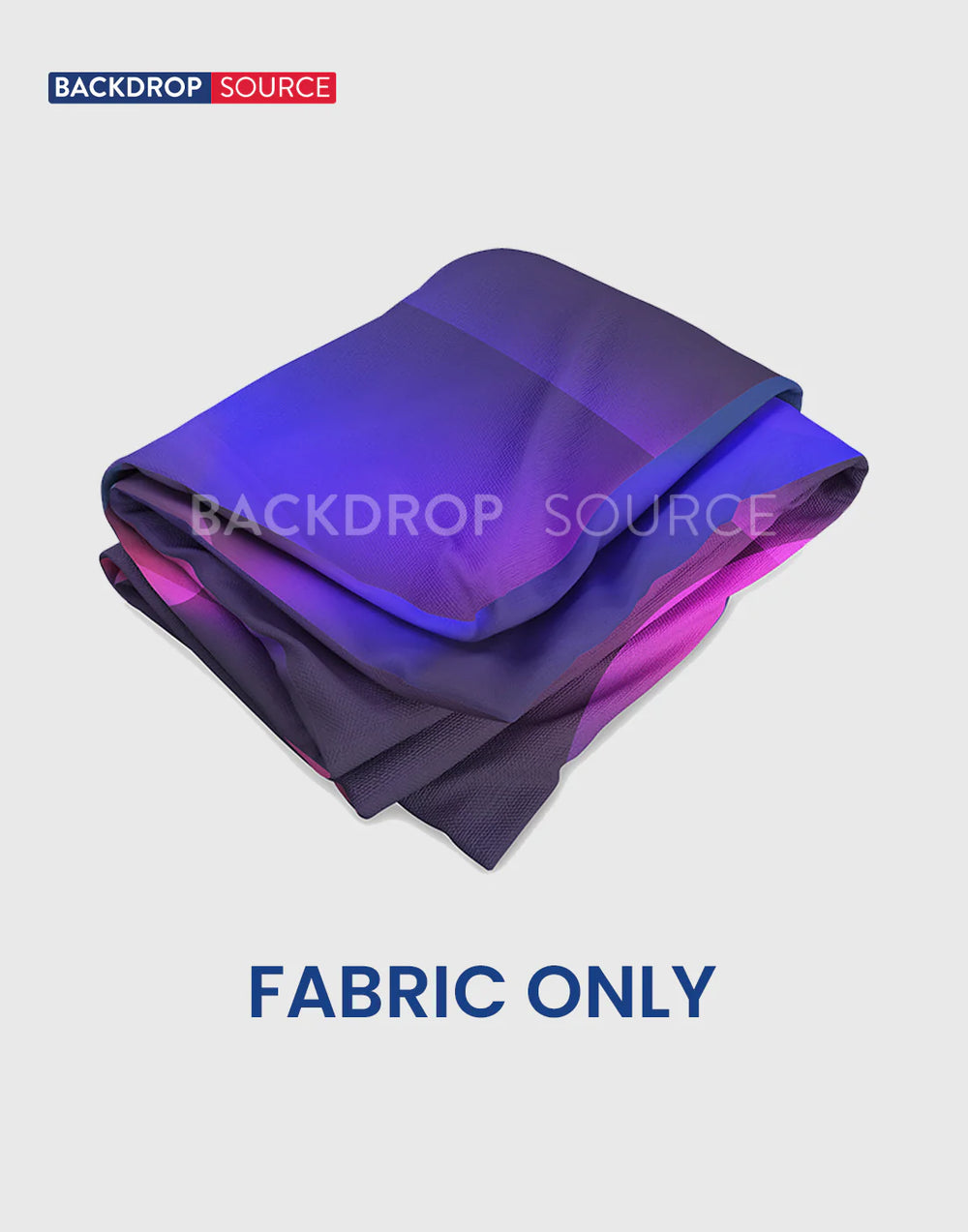 10 Sets aus Stretchstoff-Displays zur Produktpräsentation