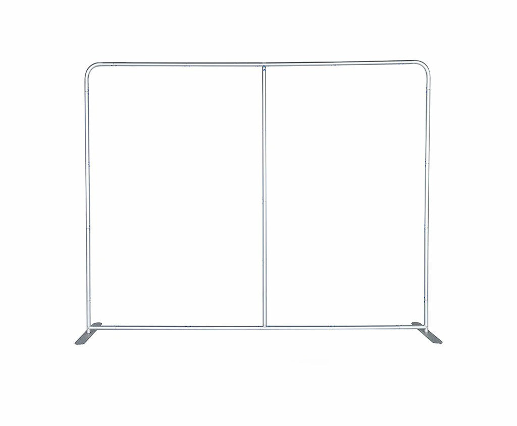 Ultimatives 3m x 3m Messestand-Set mit Rückwand, Seitenwänden, Theke und Beleuchtung