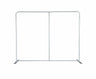 Ultimatives 3m x 3m Messestand-Set mit Rückwand, Seitenwänden, Theke und Beleuchtung