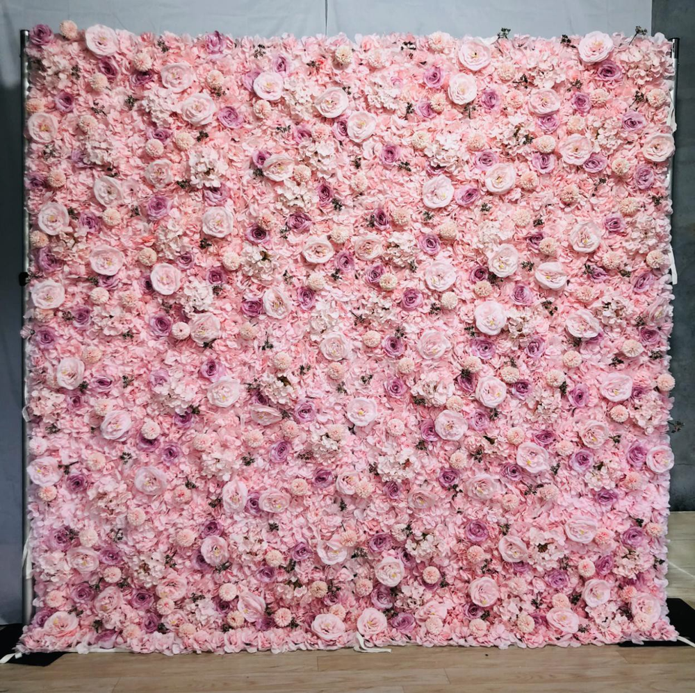 Künstliche Blumen-Hintergrundwand für Veranstaltungen – Stil 11