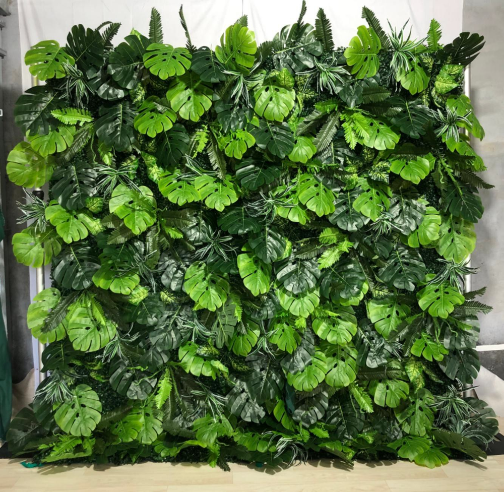 Künstliche Blumen-Hintergrundwand für Veranstaltungen – Stil 12