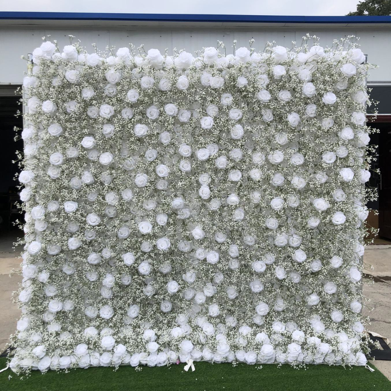 Künstliche Blumen-Hintergrundwand für Veranstaltungen – Stil 15