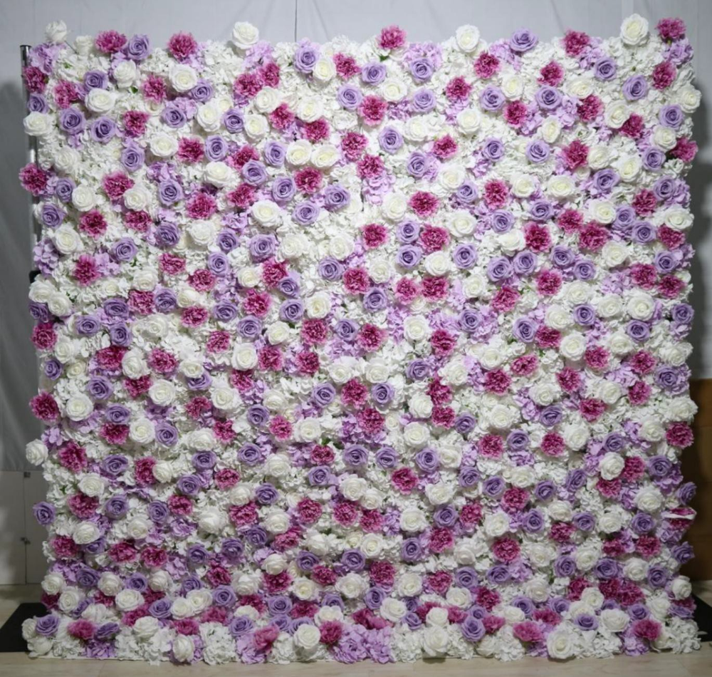 Künstliche Blumen-Hintergrundwand für Veranstaltungen – Stil 21