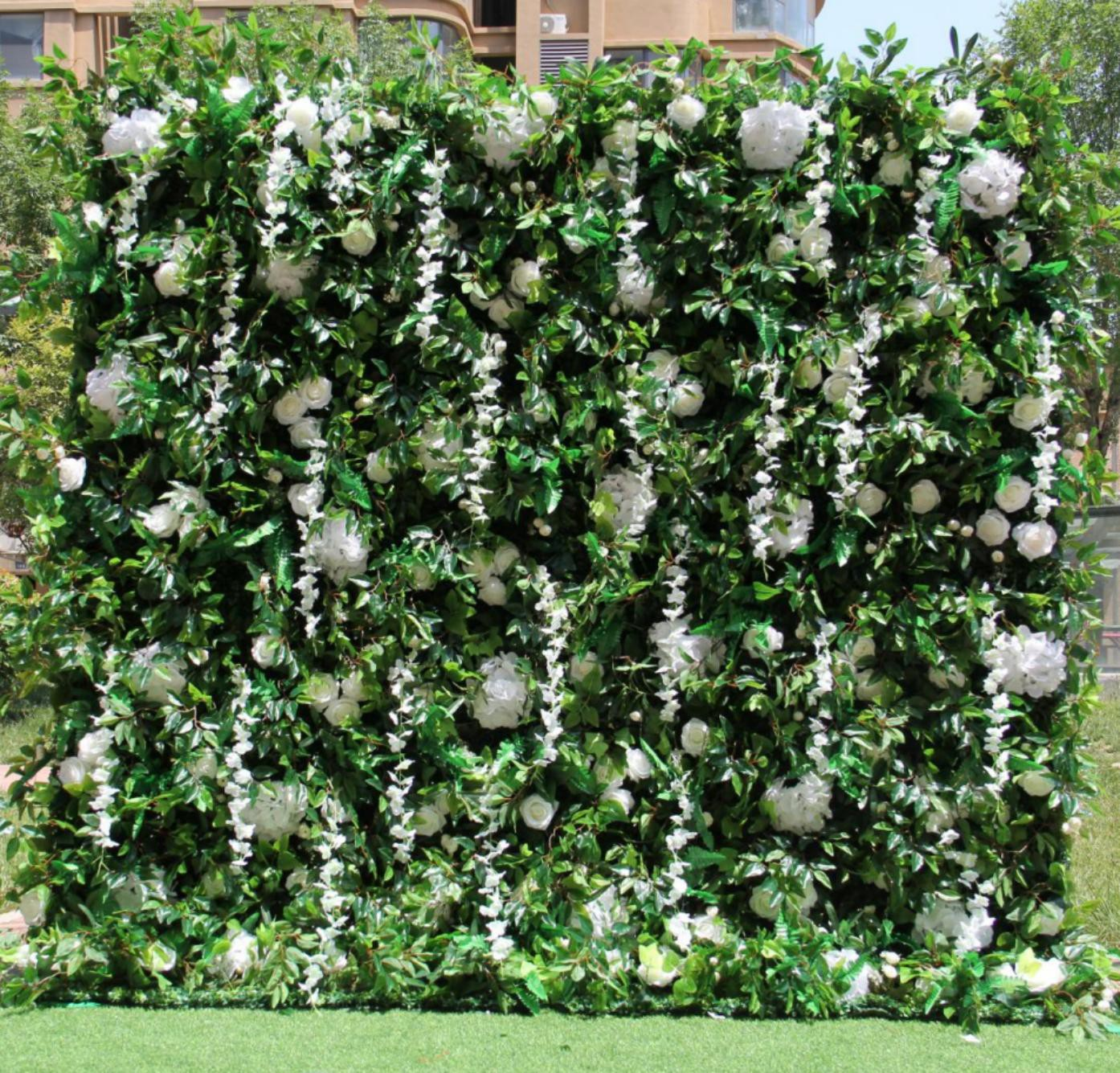 Künstliche Blumen-Hintergrundwand für Veranstaltungen – Stil 06