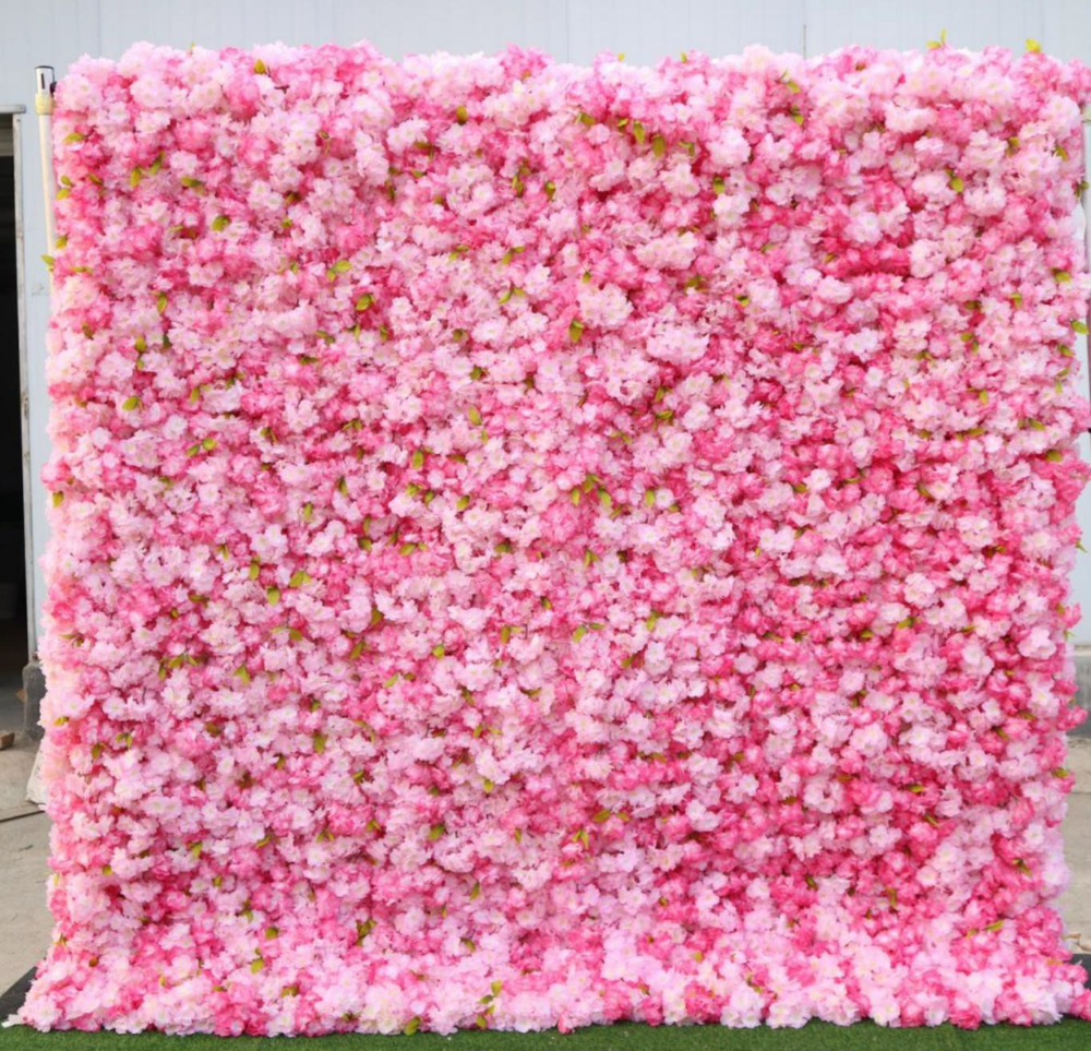 Künstliche Blumen-Hintergrundwand für Veranstaltungen – Stil 07