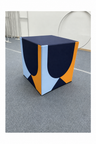 Printed stretch fabric display cube