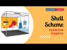 Messegrafiken für einen 6m breiten x 3m tiefen Messestand mit Octanorm-System