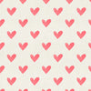Seamless Watercolor Heart Pattern on Paper Texture Backdrop