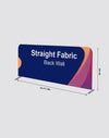 10' W x 3' H Straight Tension Fabric Backdrop Media Wall