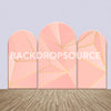 Peach Marble Themed Party Backdrop Media Sets for Birthday / Events/ Weddings
