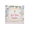 Baptism God Bless Christin Polyester Banner
