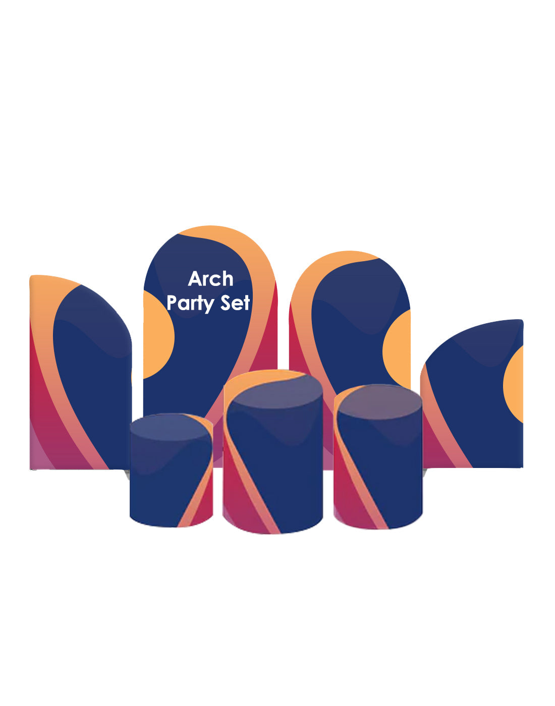 Arch Party Sets – 4 Wände mit Sockel