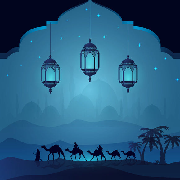 Arabian Night Desert Themed Backdrop