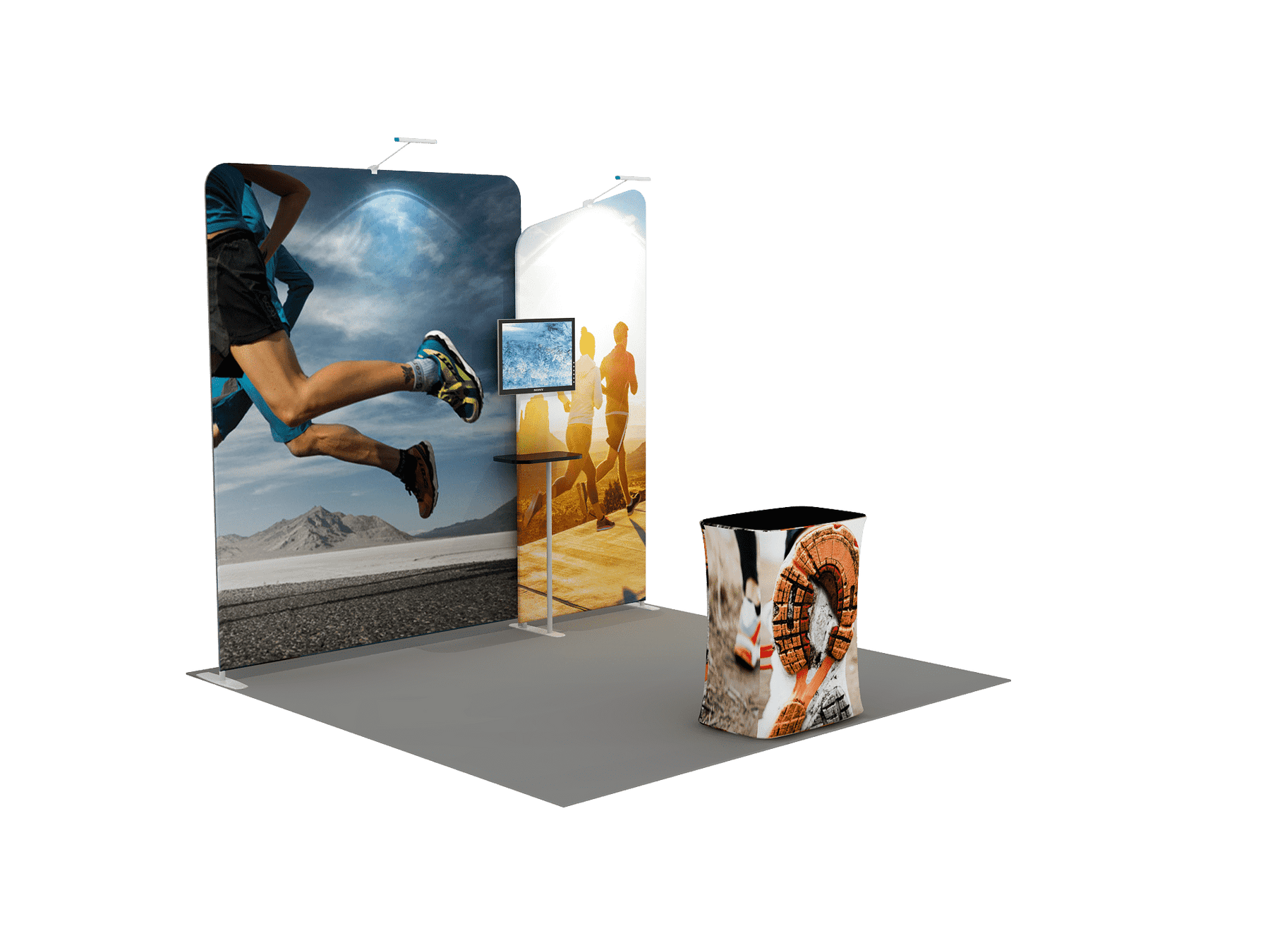 Tragbares Ausstellungsdisplay 3m x 3m – Modell 3
