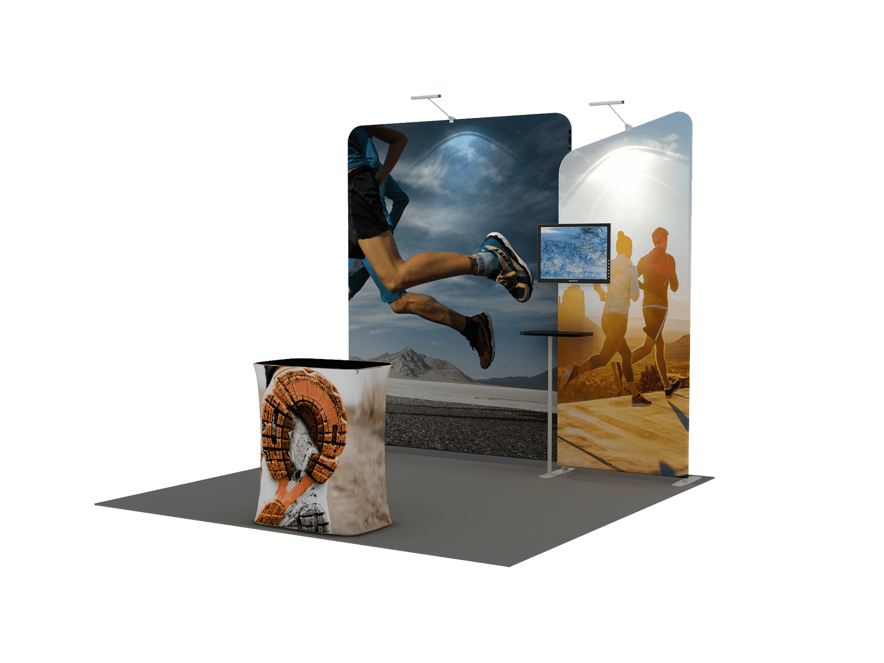 Tragbares Ausstellungsdisplay 3m x 3m – Modell 3