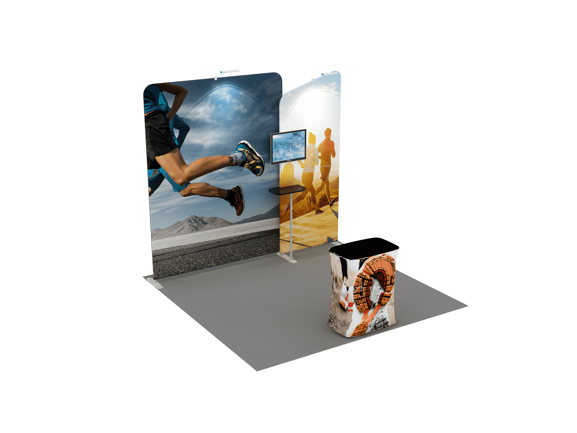 Tragbares Ausstellungsdisplay 3m – Modell 3